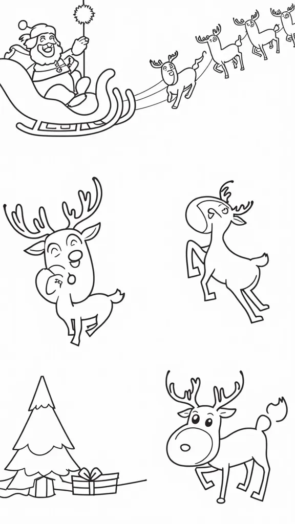 free rudolph the red nosed reindeer coloring pages